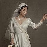 Farbe: Hochwertige Kopf-Weste, Vintage-Stil, Netz, roter Kopf, Windel, Netz, roter Kopf, Garn, rote Schleife, Mei-Perlen-Schleife, Modell, Retro-Haarband, Blütenblätter