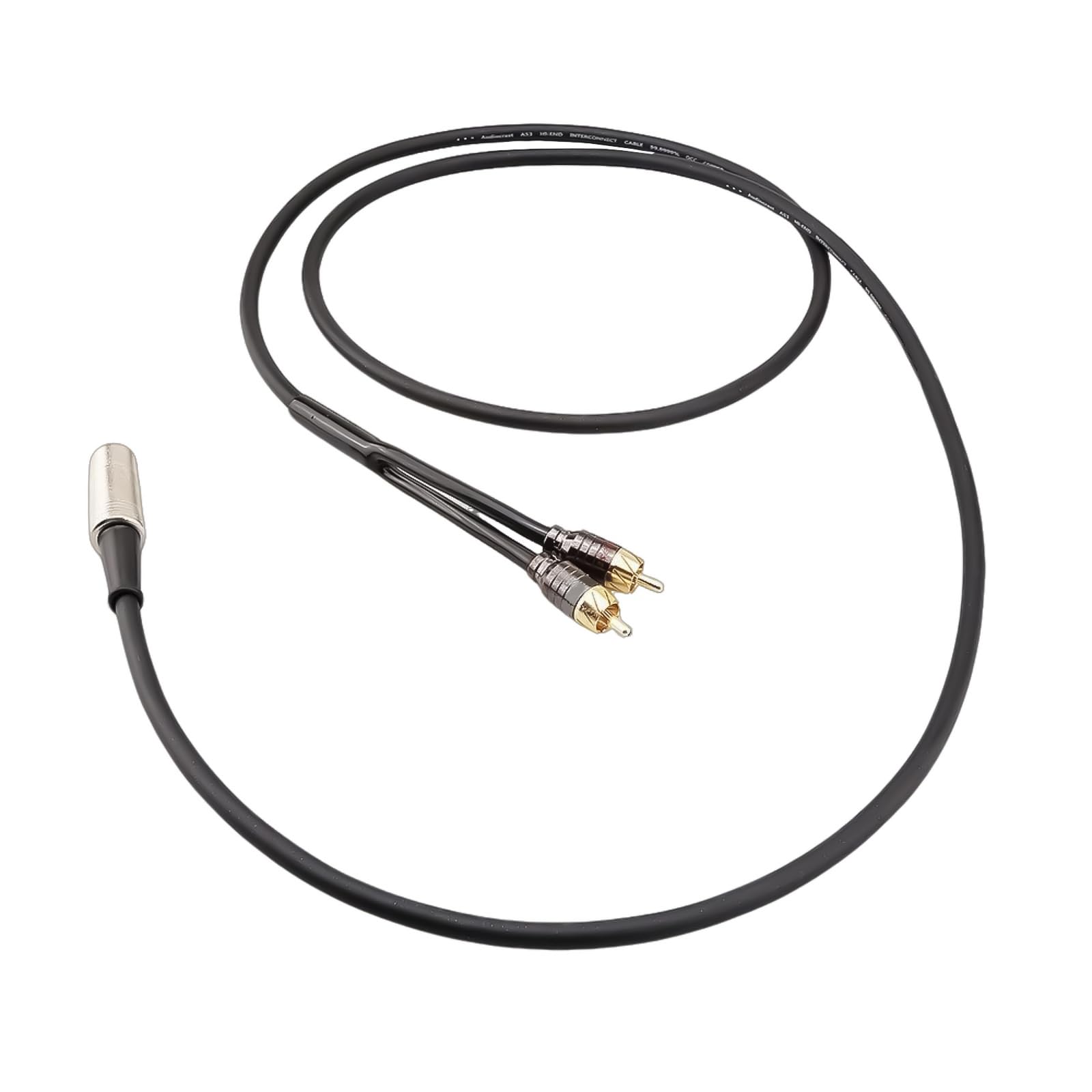 Cavo adattatore audio da 5 pin DIN maschio a doppio maschio, suono ad alta fedeltà per sistemi stereo, 50 cm/100 cm/150 cm