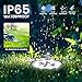 SOLPEX 10 Pack Solar Ground Lights Outdoor Waterproof, Solar Powered Pathway Lights, Landscape Lighting for Garden Walkway Driveway Backyard Decor (Cool White)