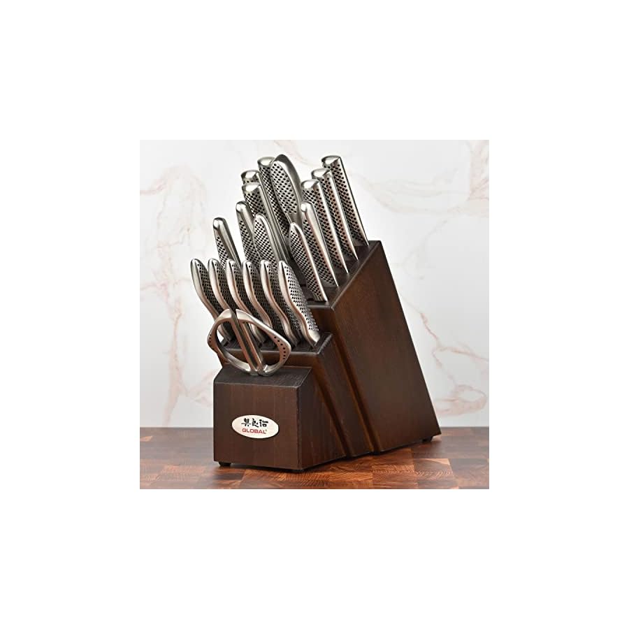 Global-20-Piece-Knife-Block-Set Global 20 Piece Knife Block Set