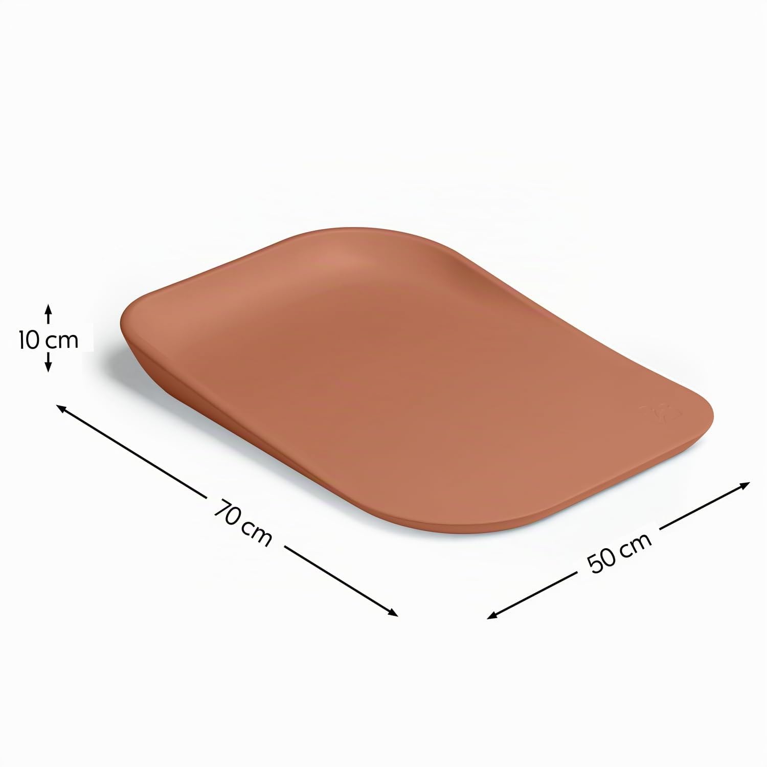 hauck Change N Clean Cambiador Bebe Impermeable - Superficie Acolchada para Cambio de Pañales - Colchoneta de Cuña Portátil y Fácil de Limpiar - sin Sustancias Nocivas - 50 x70 cm - Teja