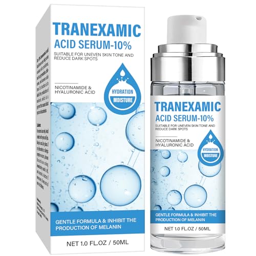 Tranexamîc Acid Serum, Dark Spot Correcting Serum, Discoloration Correcting Serum for Brown Spots & Even Out Skin Tone, With Niacinamide, 1 Fl Oz