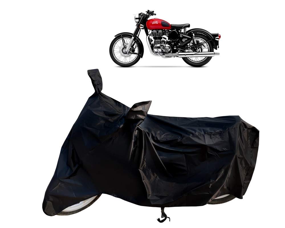 VVM Waterproof Dustproof Scratch Proof UV Sun Light Protection Full Size Two Wheeler Bike Body Cover for Royal Enfield 350 (Black Premium ) (B08Y6W7ZYL) Amazon Price History, Amazon Price Tracker