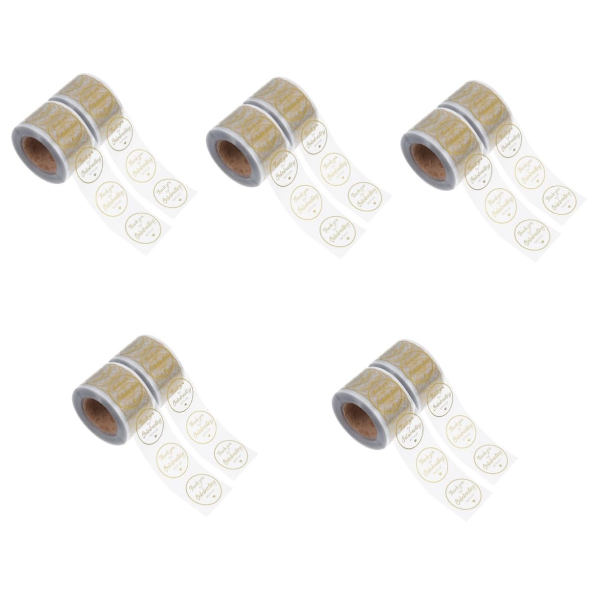 VILLCASE 10rollen Runde Dankeschön Aufkleber Mit Goldfolie Selbstklebend Für Geschenkverpackungen Und Bestellungen Dekorative Box Mit Dankestematik