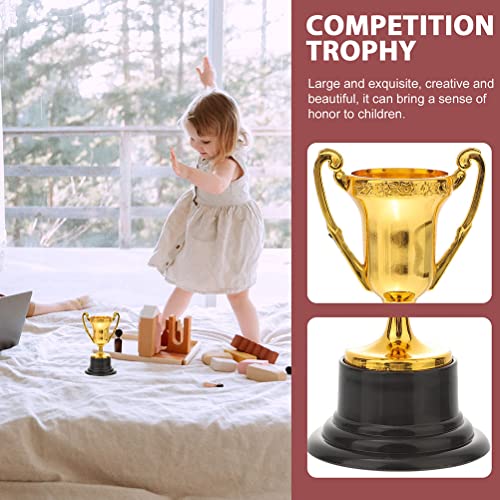 LUOZZY 16 peças troféu modelo pequeno troféu de plástico troféu de festa brinquedo troféu de plástic