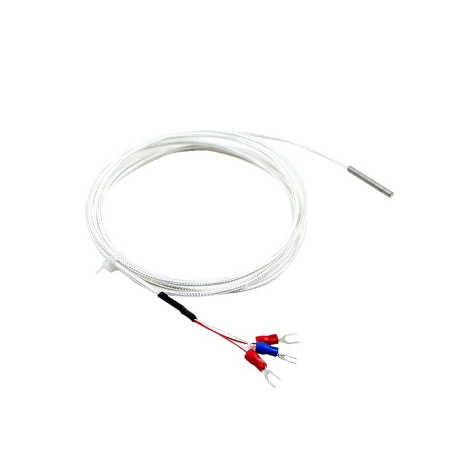 Controlador de temperatura Digital REX-C100 PT100, termostato con salida SSR, relé 40DA SSR, disipador de calor de radiador de aluminio, resistencia de 1m, 1 Uds.(Set 4)