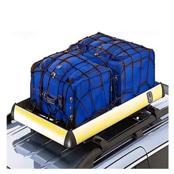 Magiin Filet De Rangement Bagages Pour Coffre De Voiture Arrimage Toit Universel Résistant 90 * 120cm Pour Camping Voyage Voiture SUV Camion Camping-Car