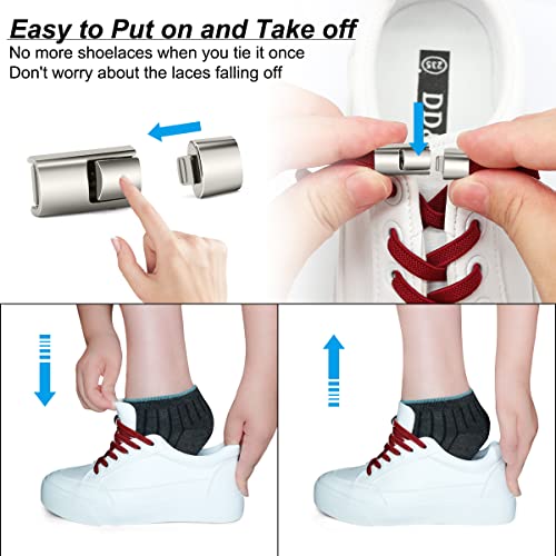 YERUUE Elastici Lacci per Scarpe Bambini Adulti, 2...