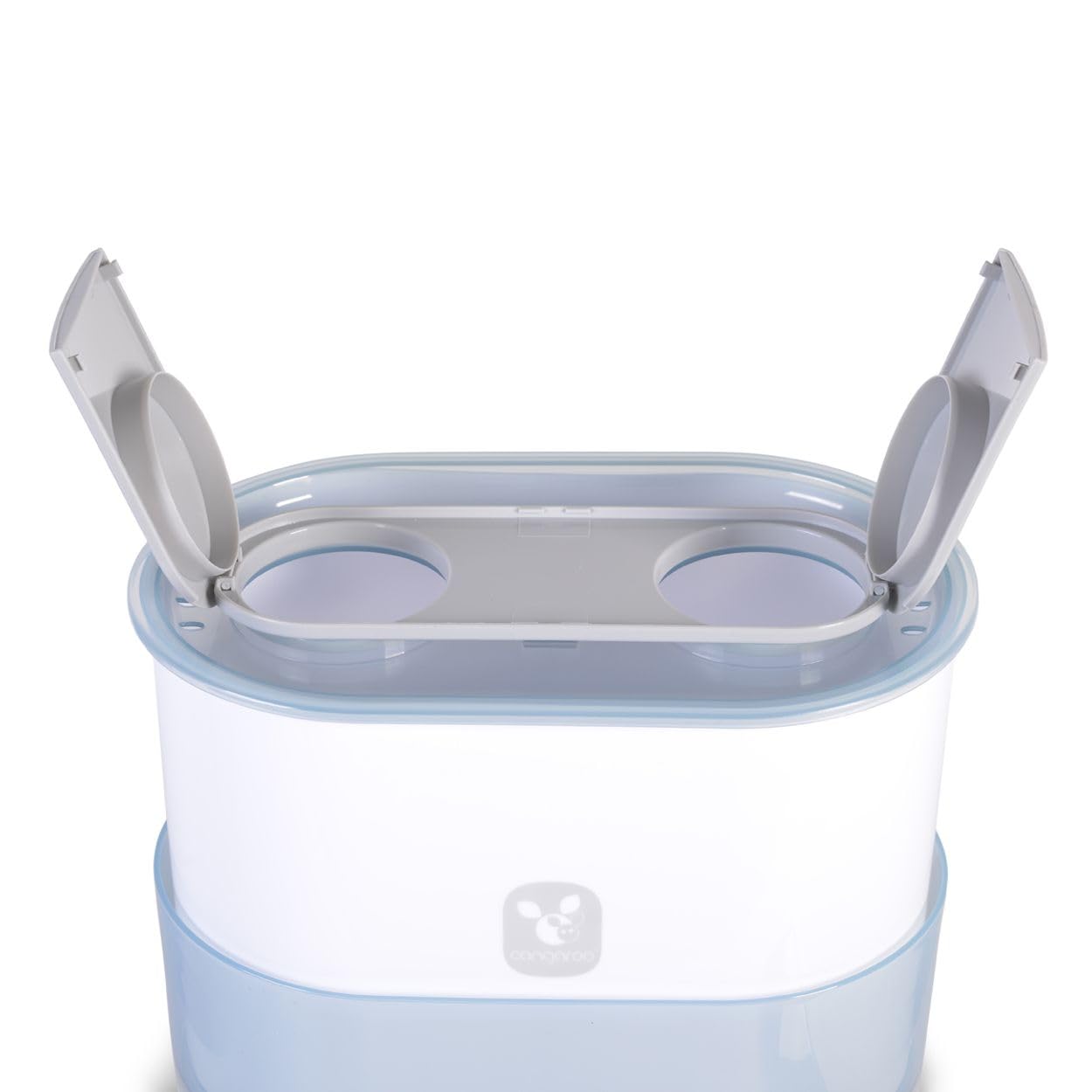 Cangaroo Sterilisator Flaschenwärmer Dampfgarer 3in1 Messbecher, Kontrollleuchte grau