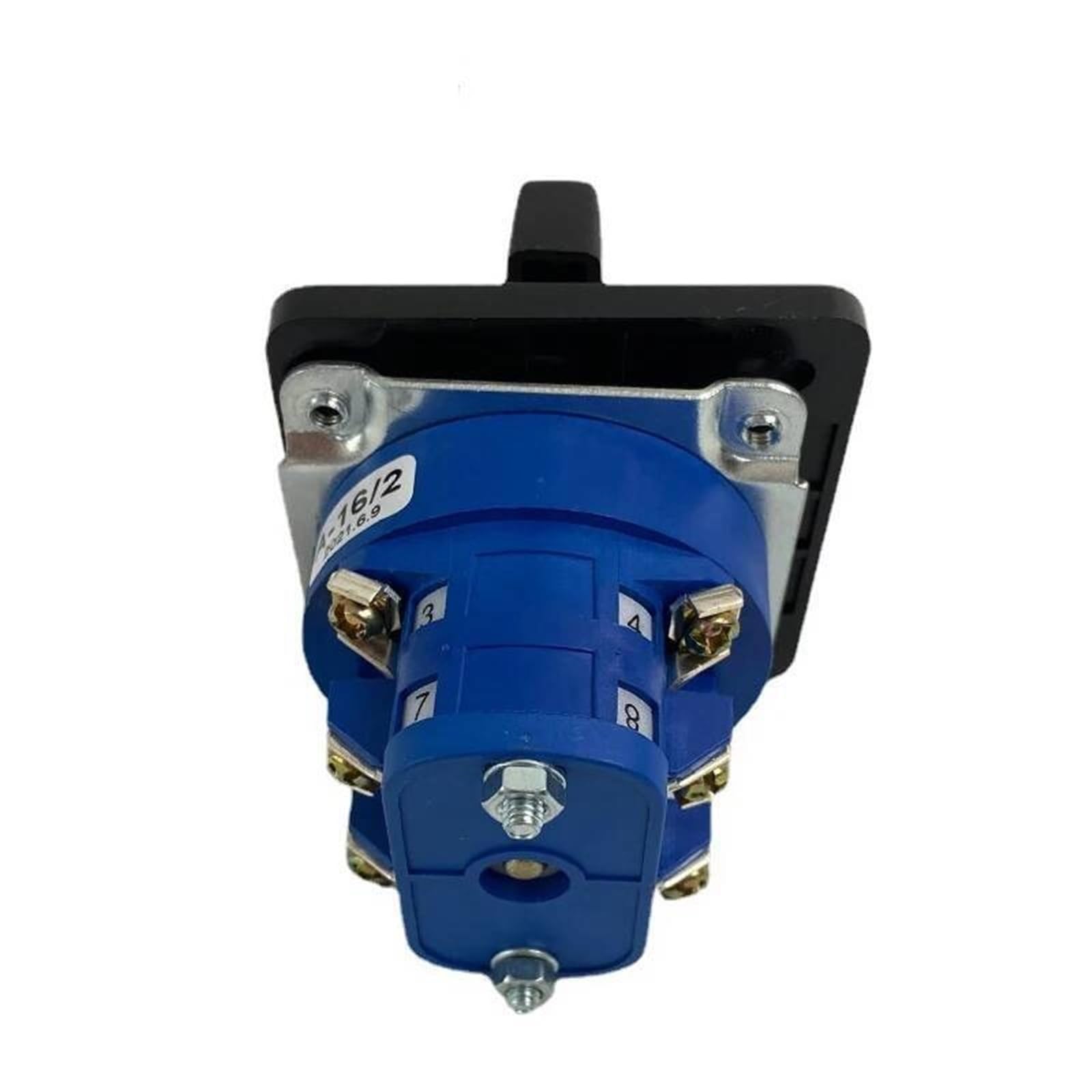 Interruptor de cámara giratorio 16A 690V 3 posiciones 1-8 polos Control Doble interruptor de cambio de potencia contacto plateado LW39A-16 1 Uds(1P)