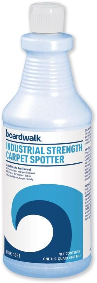 Boardwalk Industrial Strength Spot Cleaner, 32 oz Squeeze Bottle, Carpet, Laundry, & Upholstery, Odorless, Spotter, Removes Pet Stains, Ready-to-Use, Made in the USA