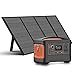 Solargenerator, 540Wh Tragbare Powerstation mit 100W Solarpanel, 600W(Spitzenleistung 1000W) mobile Stromversorgung mit LCD Anzeige für Urlaub auf dem Campingplatz, Outdoor Abenteuer & Notfälle