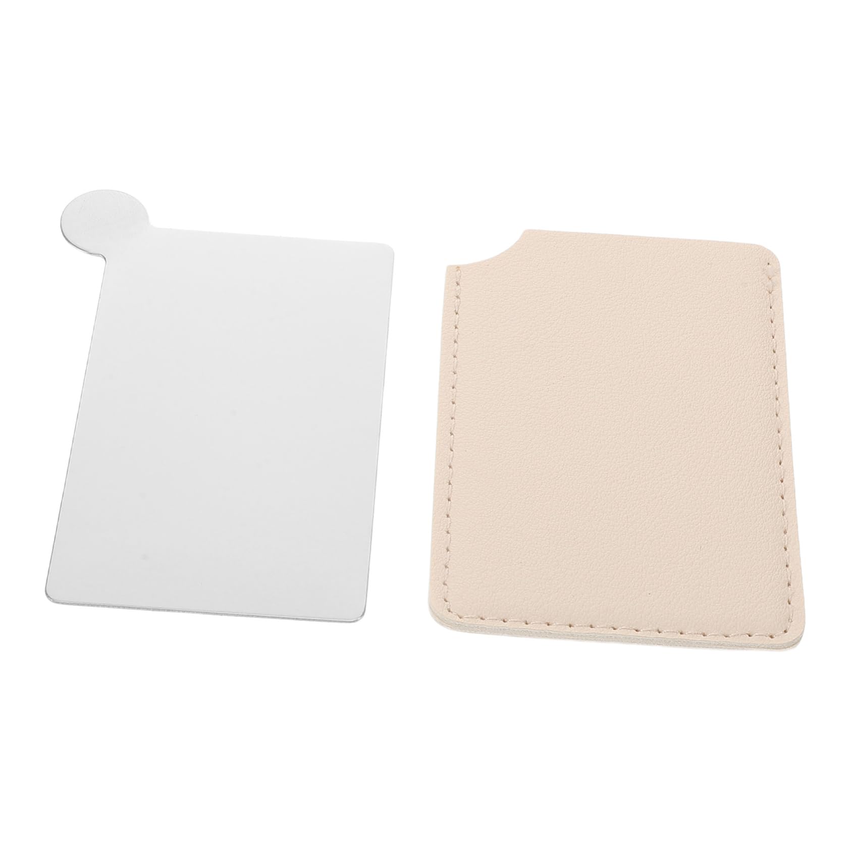 SOESFOUFU Makeup Palette Mixing Tray Stainless Steel Foundation Blender Portable Mini Palette for Blending Cosmetics