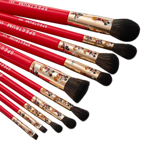 Mickey-Mouse-Make-Up-Brushes-Spectrum-Makeup-Brushes-Set-Including-Face-Eye-and-Eyebrow-Brushes-with-Soft-Synthetic-Bristles-10-Piece-Official-Disney-Makeup-Brush-Set