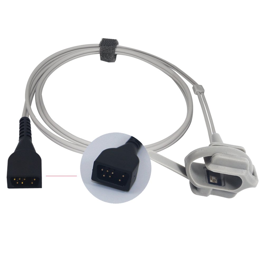 Sino-k Compatible for nonin Neonate Wrap Spo2 Sensor 3.2ft 7 Pins