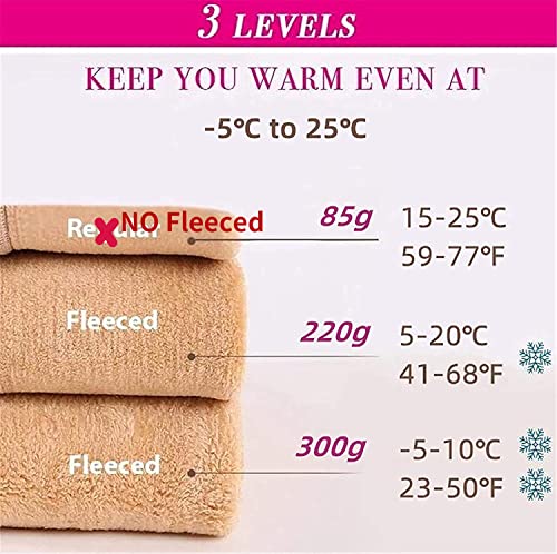 SHINsuke Women Winter Warm See Through Tights Thicken Fleece Fake Translucent Pantyhose Sheer Legging2