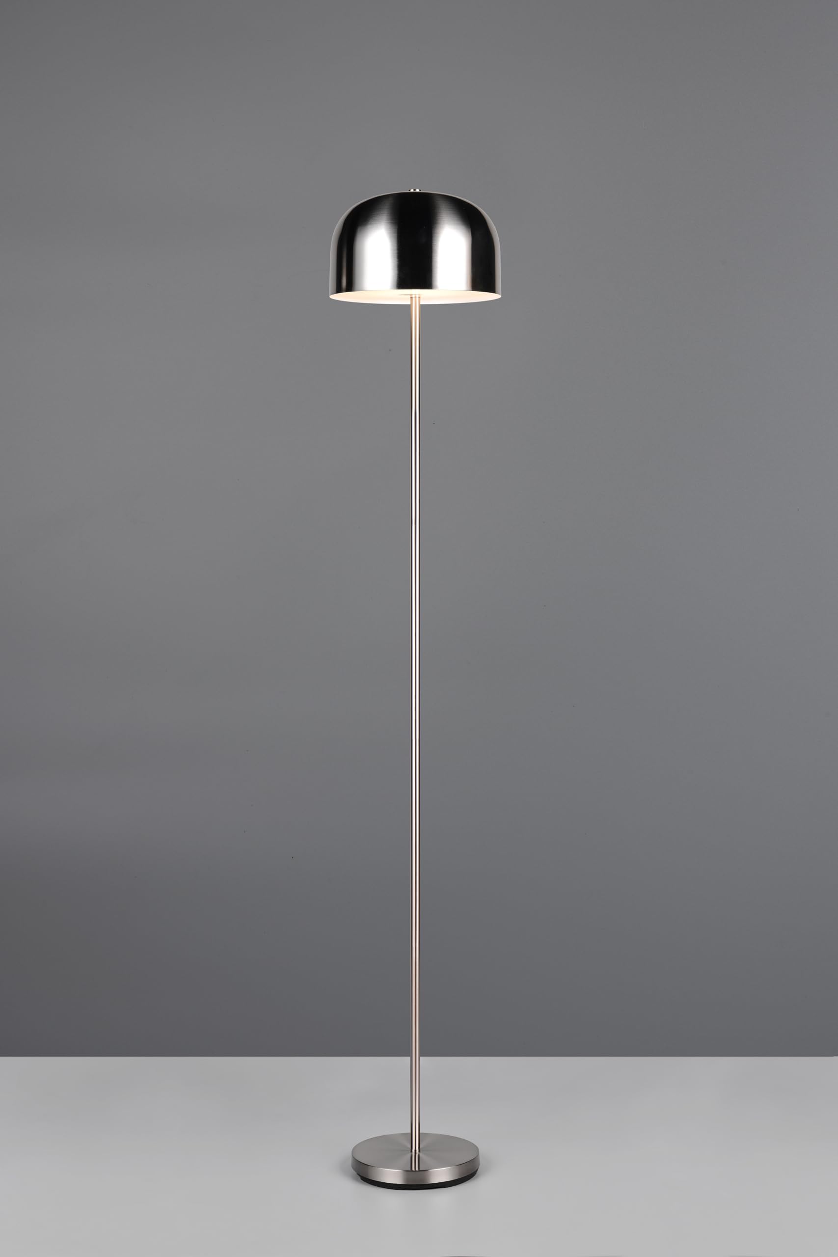 Reality Leuchten LED Akku Stehleuchte Jeff R49151107, Metall Nickel matt, inkl. 2.5 Watt LED