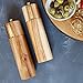 Wooden Salt and Pepper Grinder Set, Sustainable Acacia Wood, 8