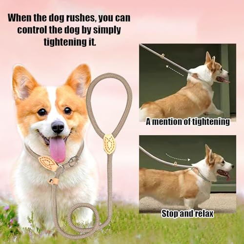 CVDYWDJIE 1 Stück 150 cm Langes Hundetrainingsseil, Hundeleine, Langlebige Leine, Verstellbare Leine, Heimtierbedarf
