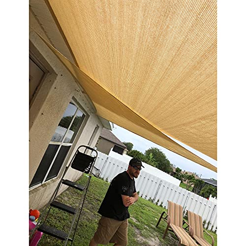 Outdoor Schattiernetz Breathable Hitzebeständige Schattentuch 2x2m, 2x3m, 2x5m, 2x10m, 3x3m, 3x6m, 4x6m, 4x8m, 5x5m… – Bild 8