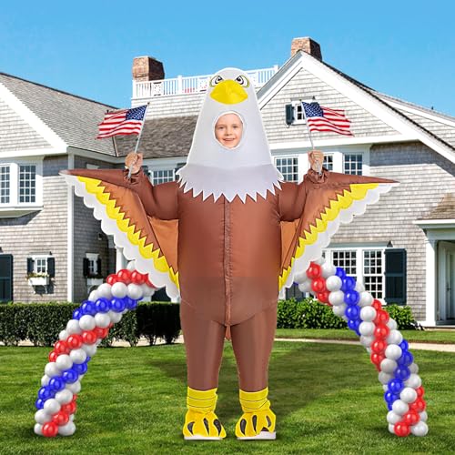 Disfraz inflable Eagle Seeds of Light para niños miniatura 5