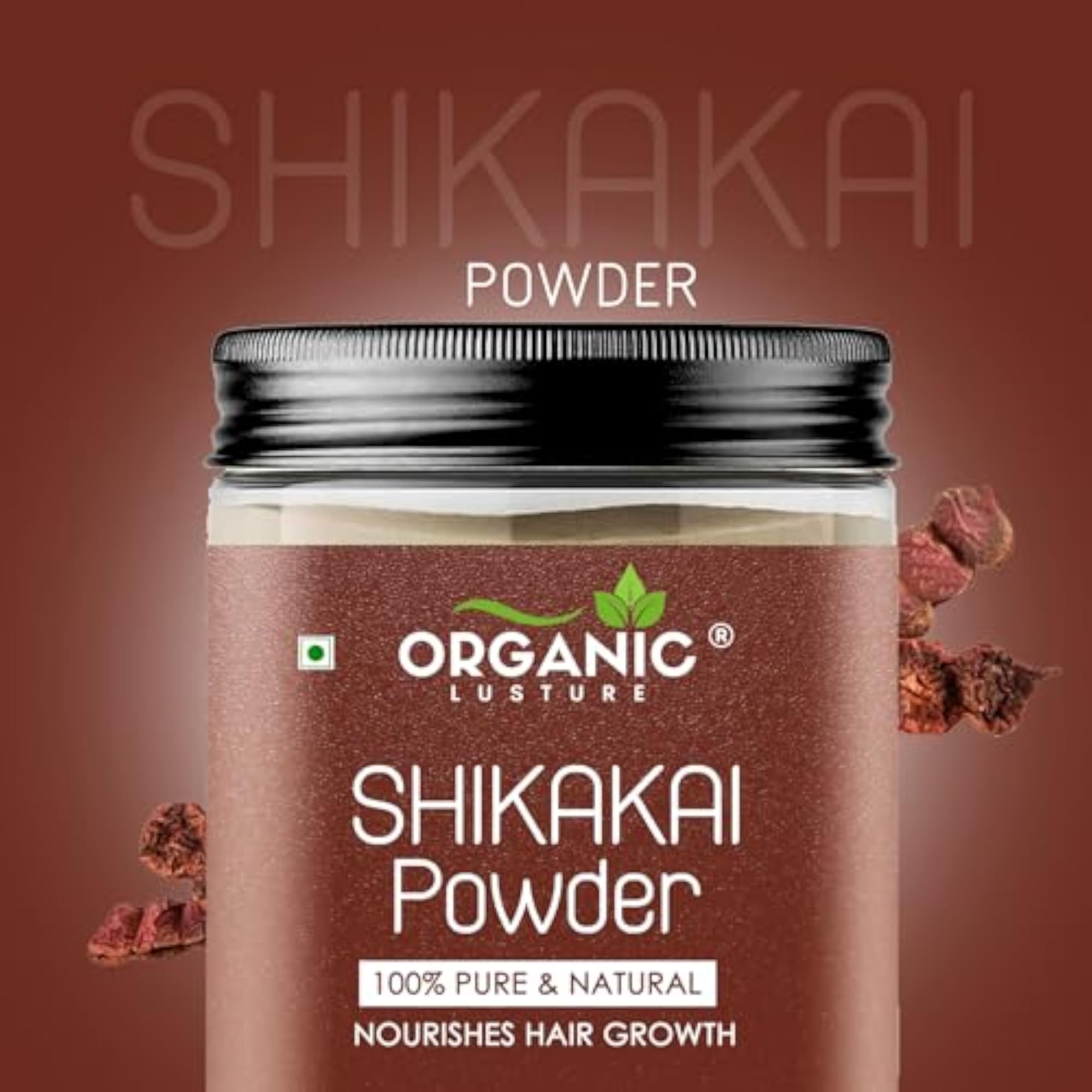 100% Shikakai Powder for Hair, Natural Cleanser