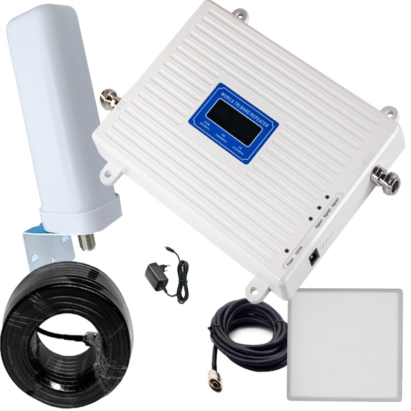 Amplificatore di rete mobile GSM tri-band Aiperq 4G 3G Band 1/3/8 per Amplificatore di rete mobile GSM tri-band Aiperq 4G 3G Band 1/3/8 per
