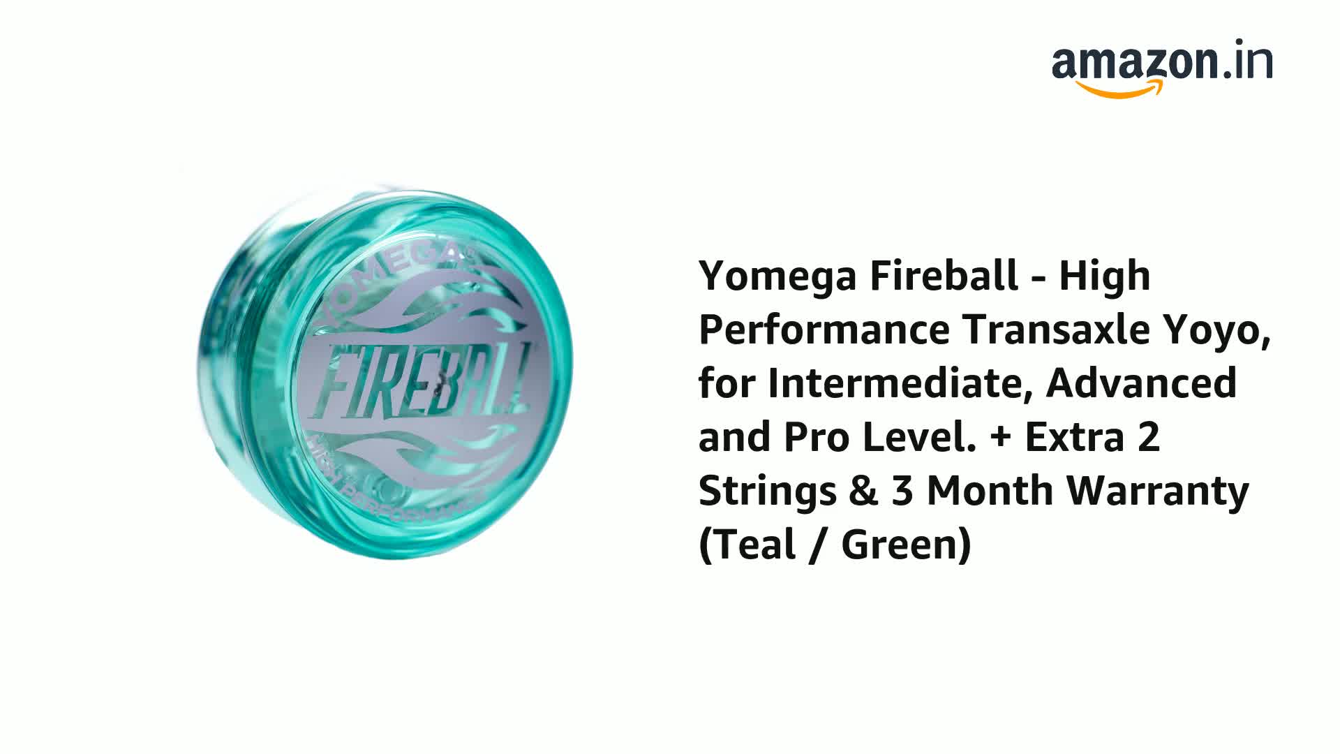 YOMEGA FIREBALL JYYA CONTEST 2001 ③ Yomega Fireball - Professional Responsive Transaxle Yoyo