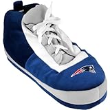 FOCO New England Patriots Wrapped Logo Sneaker Slipper Large