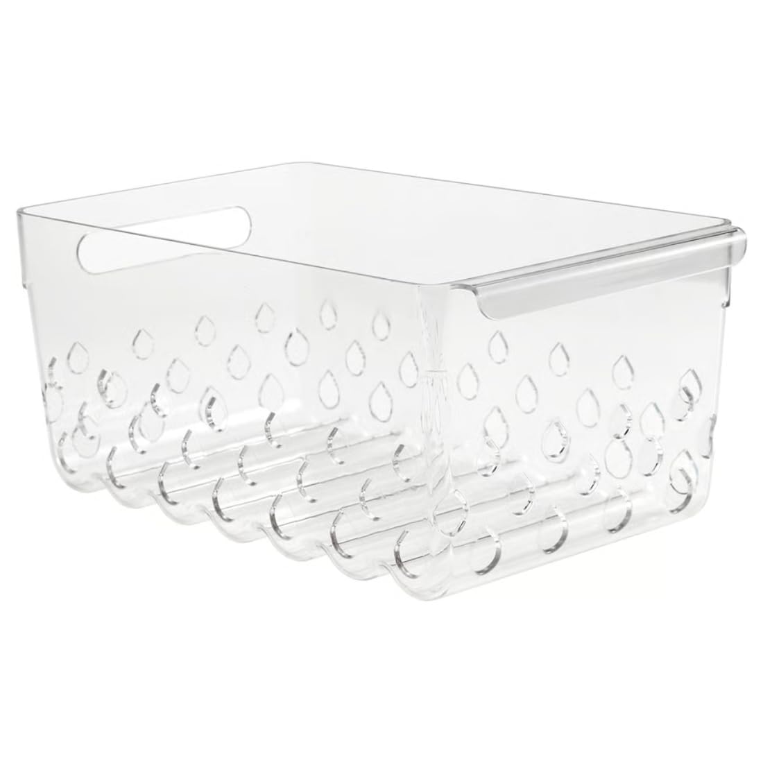 IKEA KLIPPKAKTUS Storage basket for fridge, transparent, 30x19x14 cm (11 3/4x7 1/2x5 1/2 ")-image-33