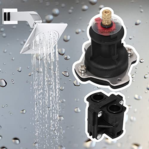 Gp76851 Mixer Cap And Pressure Balancing Unit (Shower) Parts Cartridge Compatible With Kohler, Replacement For Rite-Temp And 1/2" Shower Valve Gp500520 And Gp77759 Parts After Market Replacement #TOP2