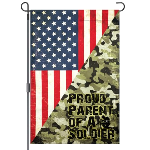 4th of July US Army Proud Parent Garden Flag 250th Patriotic Decor