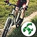 HARFINGTON 10pcs Bicycle Cable Clamps C-Clips Aluminum Alloy Housing Hose Guide U-Clips Brake Derailleur Shifter for MTB Road Bike, Green