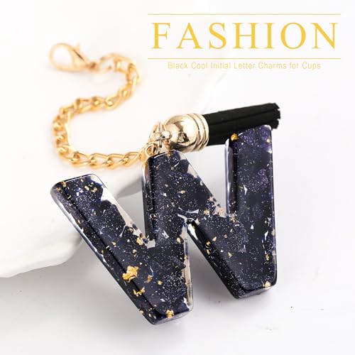 Image of Letter Charm Accessories for Stanley Cup 1 PCS Cute Initial Keychain Handle Charm for Stanley Tumbler for Women
