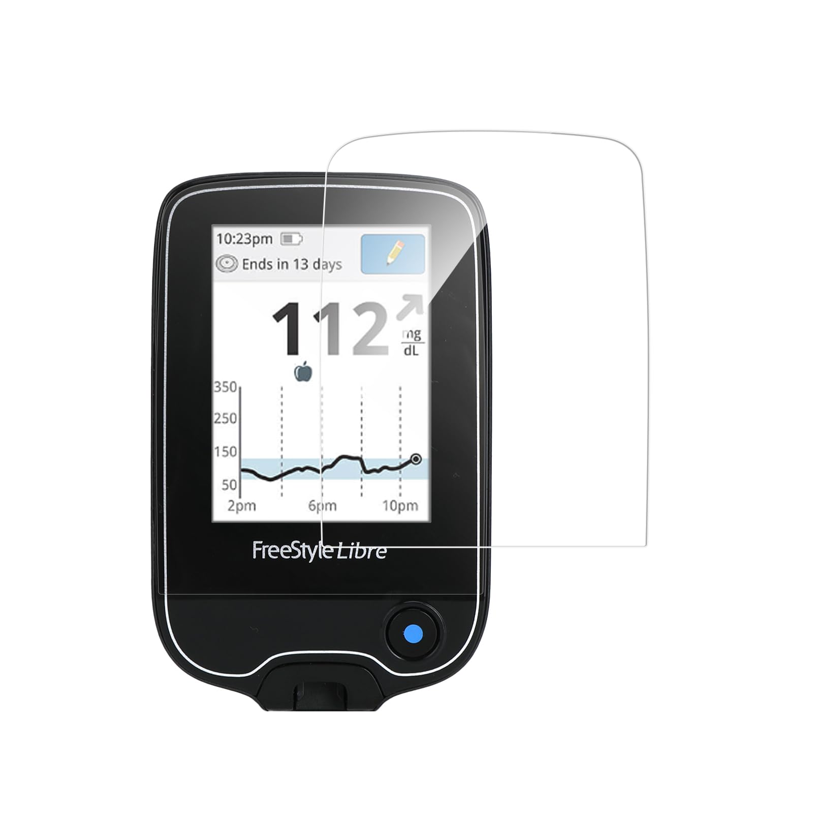 YOUSHARES Screen Protector for Freestyle Libre 2 Reader - HD Tempered Glass Film Compatible with Freestyle Libre Sensor Reader, Protective Film, Anti-Fingerprint, Scratch-Resistant