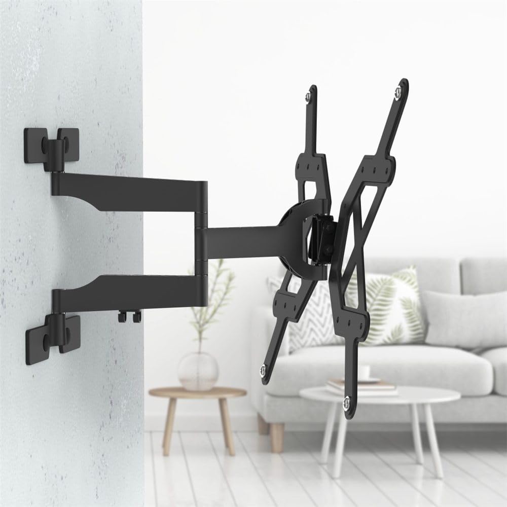 Hama Tv Muurbeugel Draaibaar Kantelbaar Uittrekbaar 32-75 Inch Zwart
