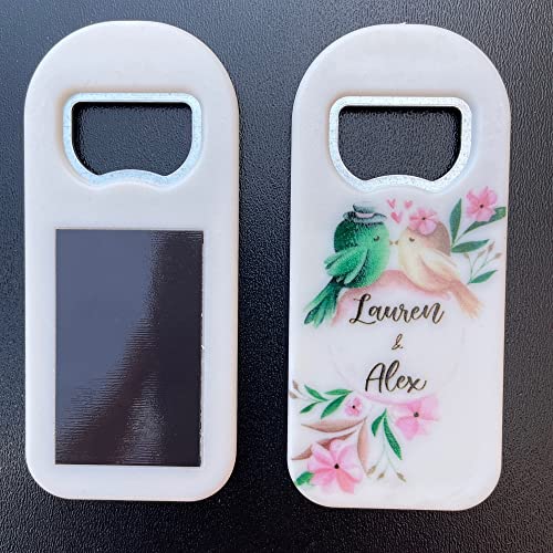 Personalized Wedding Magnets (Set Of 50), Custom Save The Date Magnets, Personalized Refrigerator Magnets #TOP6