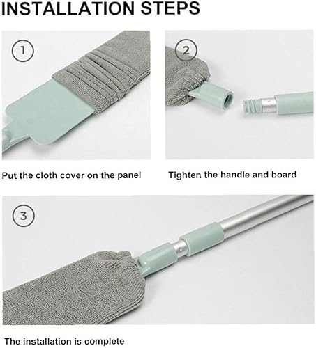 Miniatura 7 de Duster - Colector de polvo telescópico extraíble lavable de microfibra cepillo de limpieza para el hogar