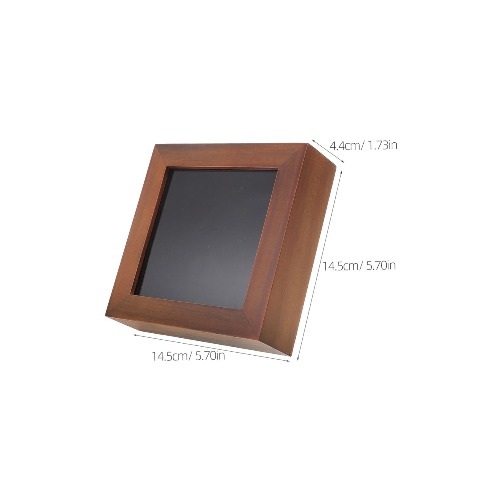 Happyyami Solid Wood Frame Butterfly Specimen Holder Luxurious Lining for Decorative Wall Art