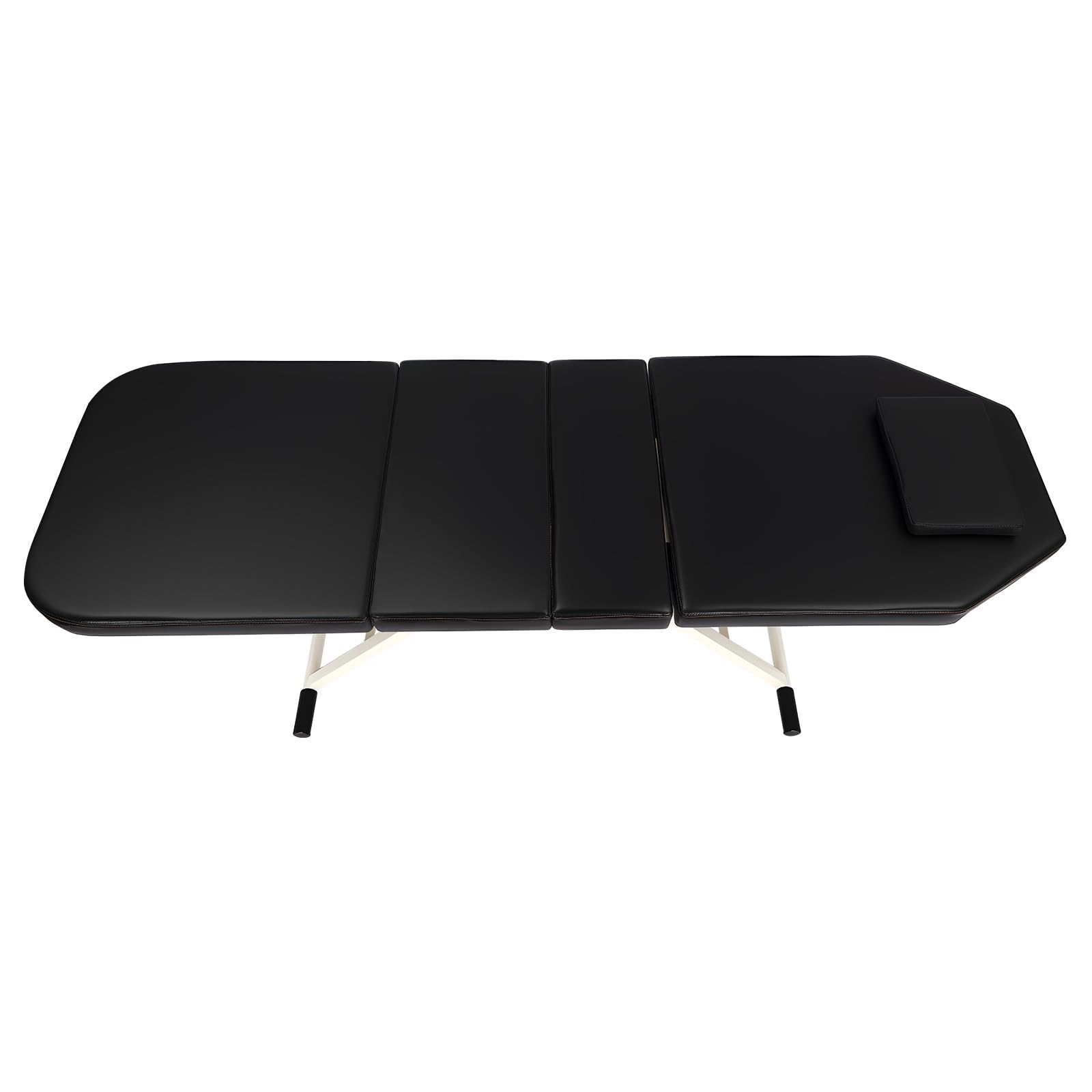 Massageliege Klappbar,Mobile Massageliege mit Verstellbarer Rückenlehne | Professionelle Massageliege mit Kopfloch, PU Polsterung, Faltbare Kosmetikliege für Massage,Tattoo & Wellness