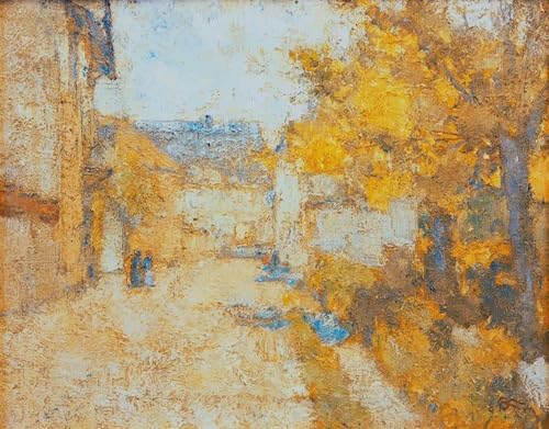 Impression d'art Rue de Weimar Christian Rohlfs sur toile haute définition 60x90