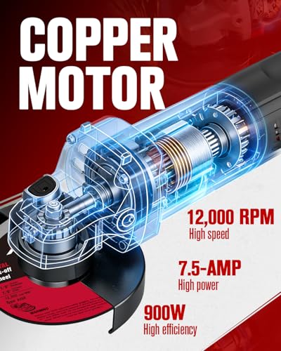 AVID POWER 7.5-Amp Angle Grinder
