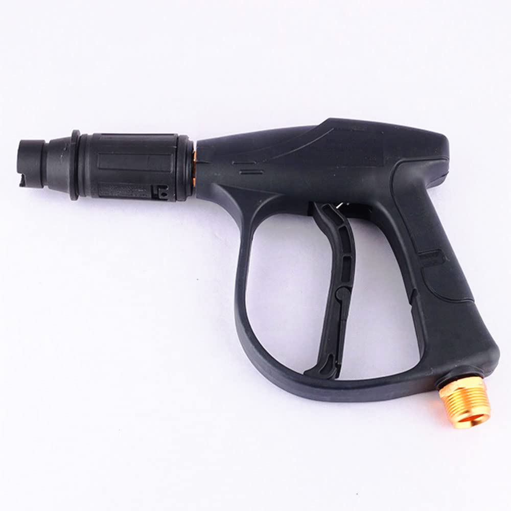 Car Washer Spray Gun With Adjustable Nozzle High Pressure Car Wash Water Jet Gun Nozzle (Color- Black, Material -Plastic)-image-47