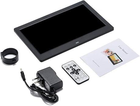 101-Zoll-Breitbild-HD-LED-Digitaler langlebiger digitaler Fotorahmen Multifunktionaler digitaler Fotorahmen Schwarz 101-Zoll-Breitbild-HD-LED-Digitaler langlebiger digitaler Fotorahmen Multifunktionaler digitaler Fotorahmen Schwarz