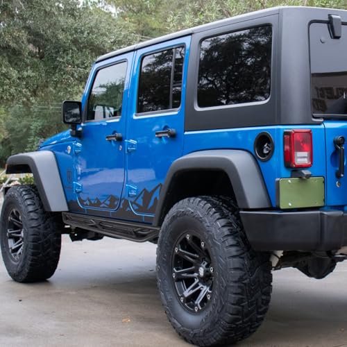 Estribos laterales resistentes para Jeep Wrangler JK 2007-2018 miniatura 6