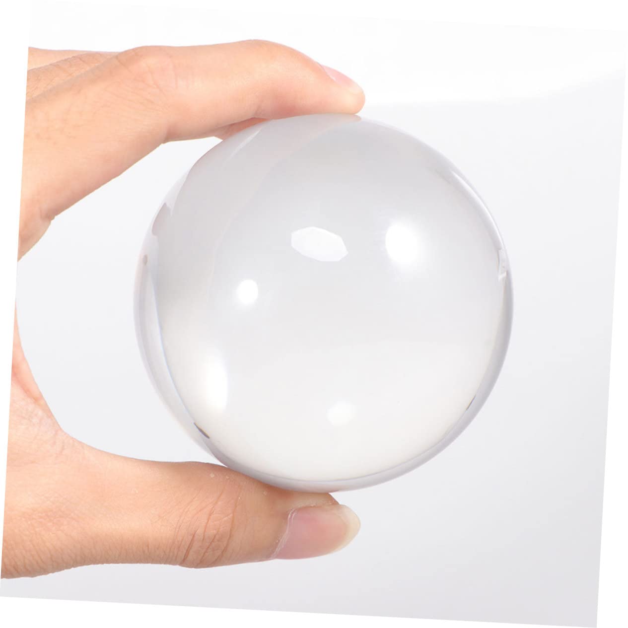 VICASKY 5stücke Acrobatic Performance Acrylic Juggling Transparent Crystal Für Kontaktjonglage Dekoration Und Smooth Professionelles Jongliergerät