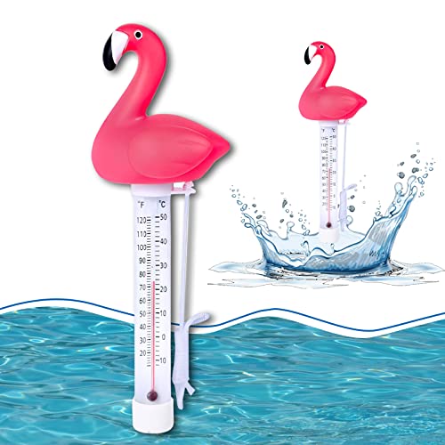 BARVERE Pool Thermometer Schwimmend, Bruchfest Thermometer Wasser,...