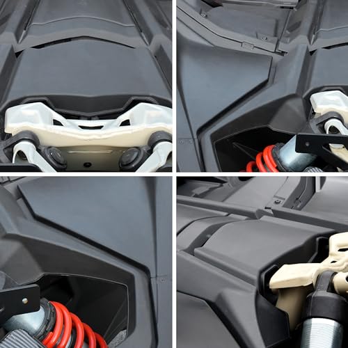 Garde-boue Can-Am Maverick X3 kit d'ailes avant noir 2017-2024