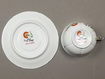 NOF7 Royal Limoges French PETIT JARDIN Cup & Saucer, 6 Guests, 7.4 NOF7 Royal Limoges French PETIT JARDIN Cup & Saucer, 6 Guests, 7.4
