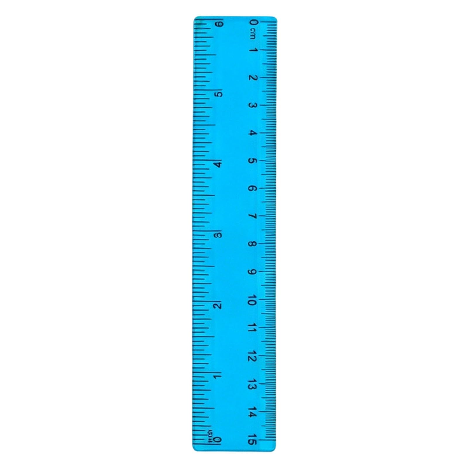 Transparent Coloured Rulers, 15cm Measuring Ruler Stationery